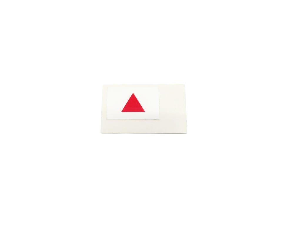 LABEL, ARROW (RED)